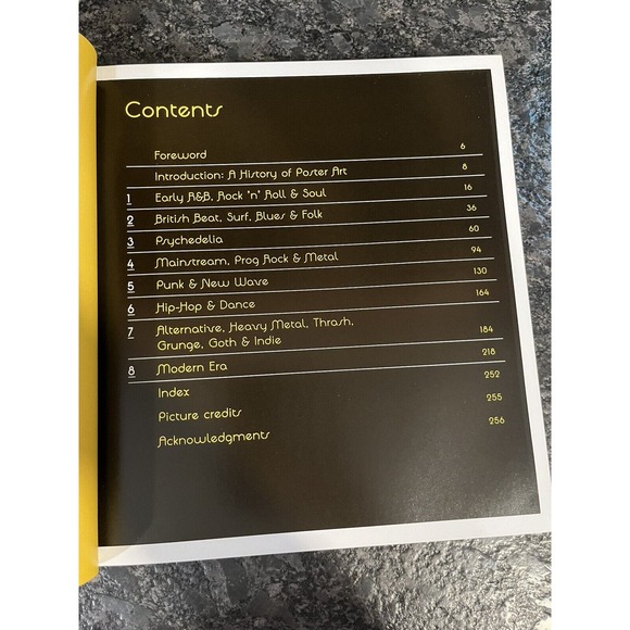 Classic Rock Posters 60 Years 1952 - 2012 (Hardcover Book, 2012) - Picture 5 of 6